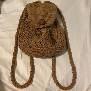 Small Knit Knapsack